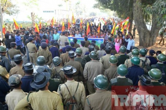Demand for separate Tipraland: TMCC organized Raj Bhawan Abhiyan